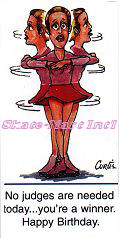 Spinning Skating Card